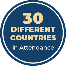 Demographics - 30 Different Countries in Attendance